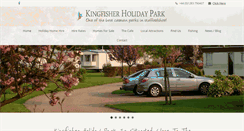 Desktop Screenshot of kingfisherholidaypark.co.uk
