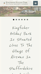 Mobile Screenshot of kingfisherholidaypark.co.uk
